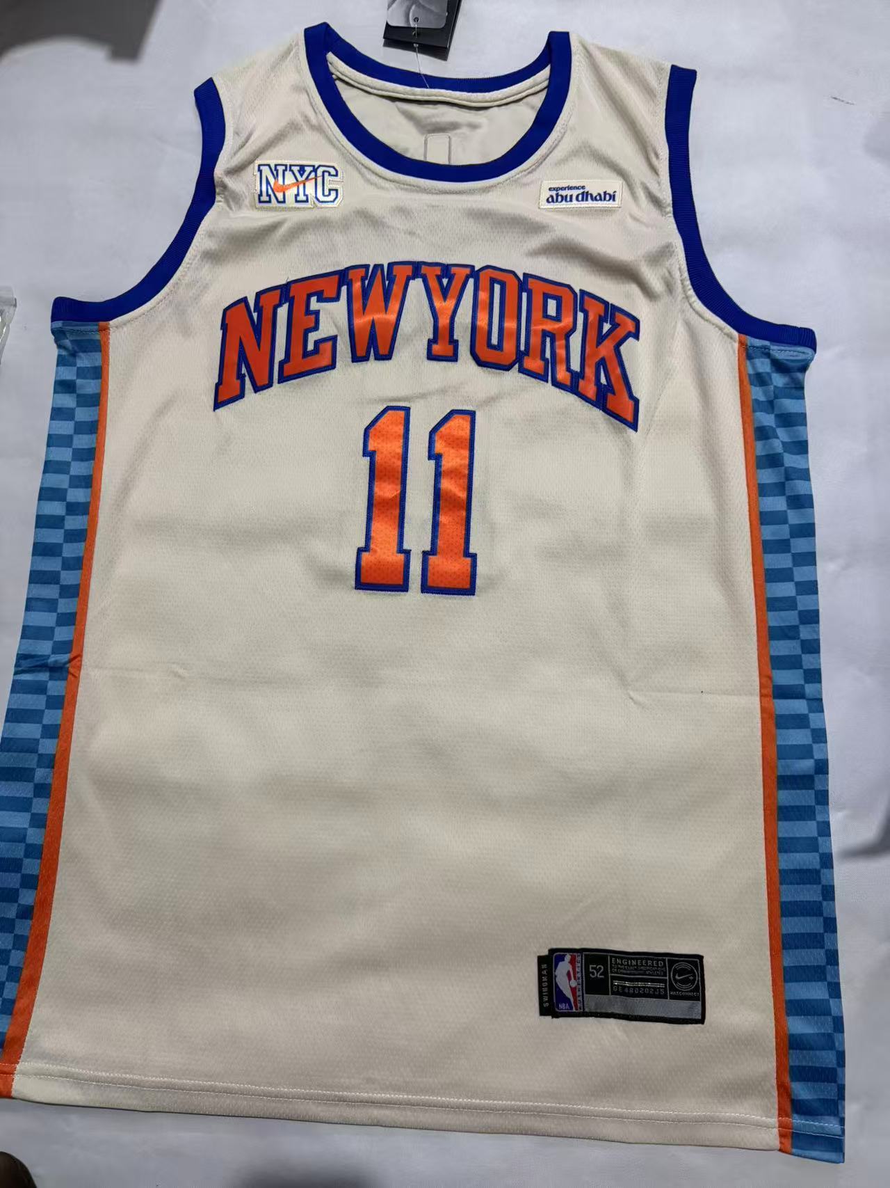 Men's #11 Jalen Brunson New York Knicks Basketball Jersey