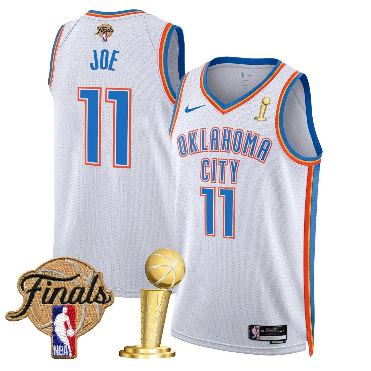 Men's Oklahoma City Thunder 2025 Champions Swingman Jersey - All Stitched