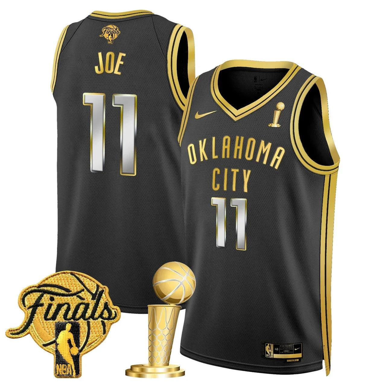 Men's Oklahoma City Thunder 2025 Champions Swingman Jersey - All Stitched