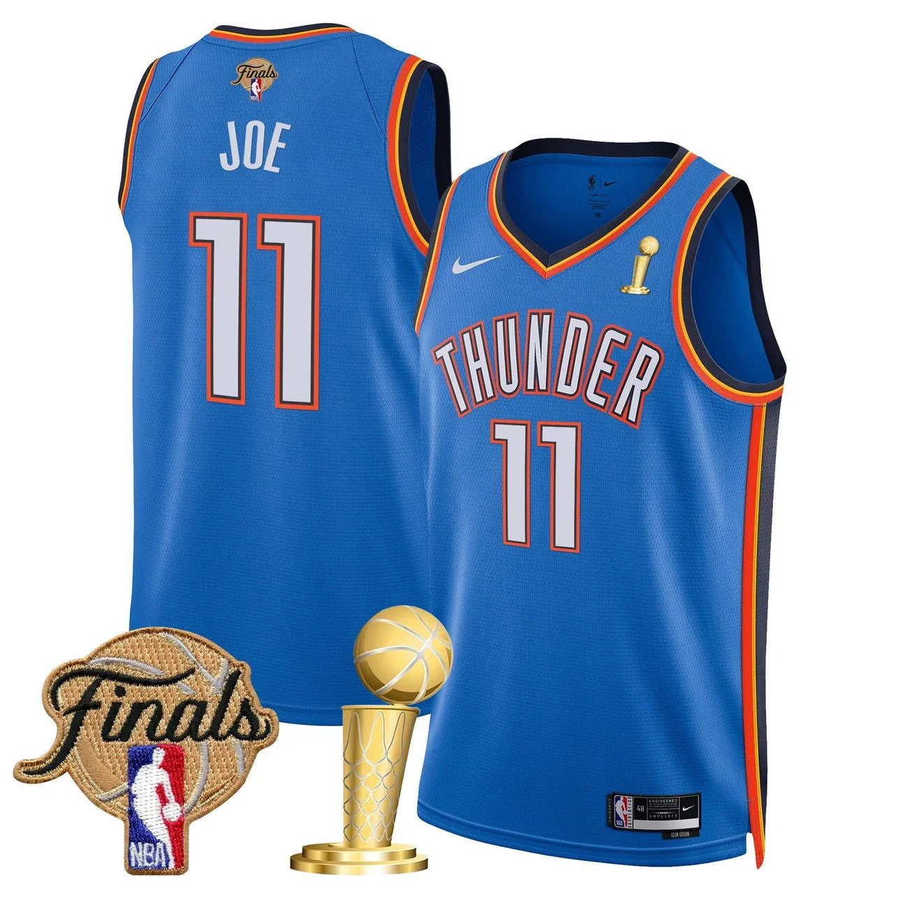 Men's Oklahoma City Thunder 2025 Champions Swingman Jersey - All Stitched