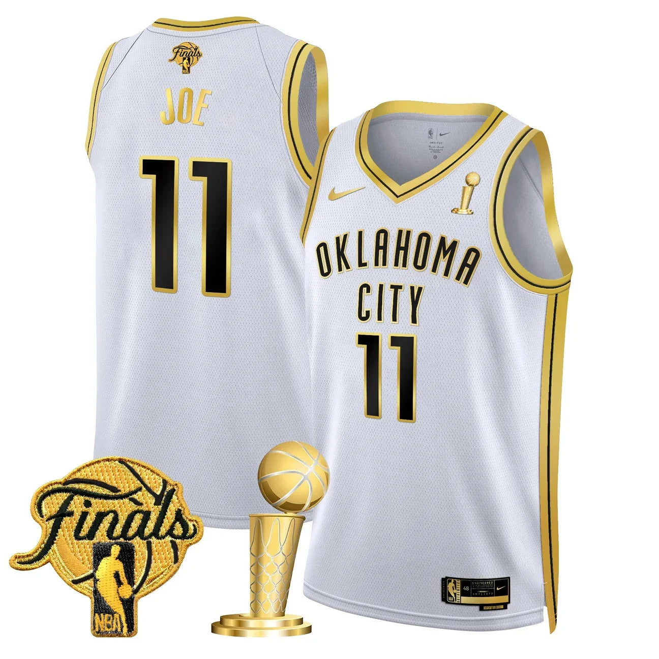 Men's Oklahoma City Thunder 2025 Champions Swingman Jersey - All Stitched