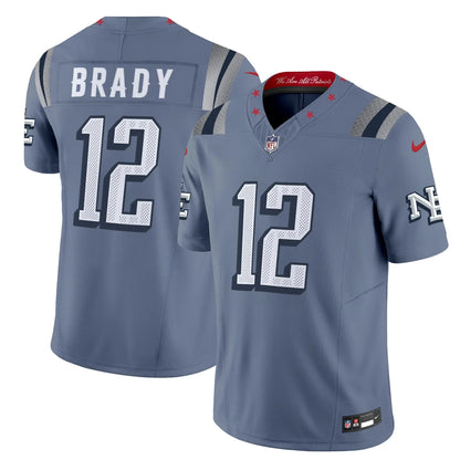 New England Patriots Storm Blue 2025 Rivalries Collection Game Jersey