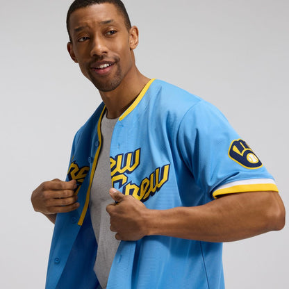 Milwaukee Brewers Nike City Connect Replica Team Jersey - Powder Blue