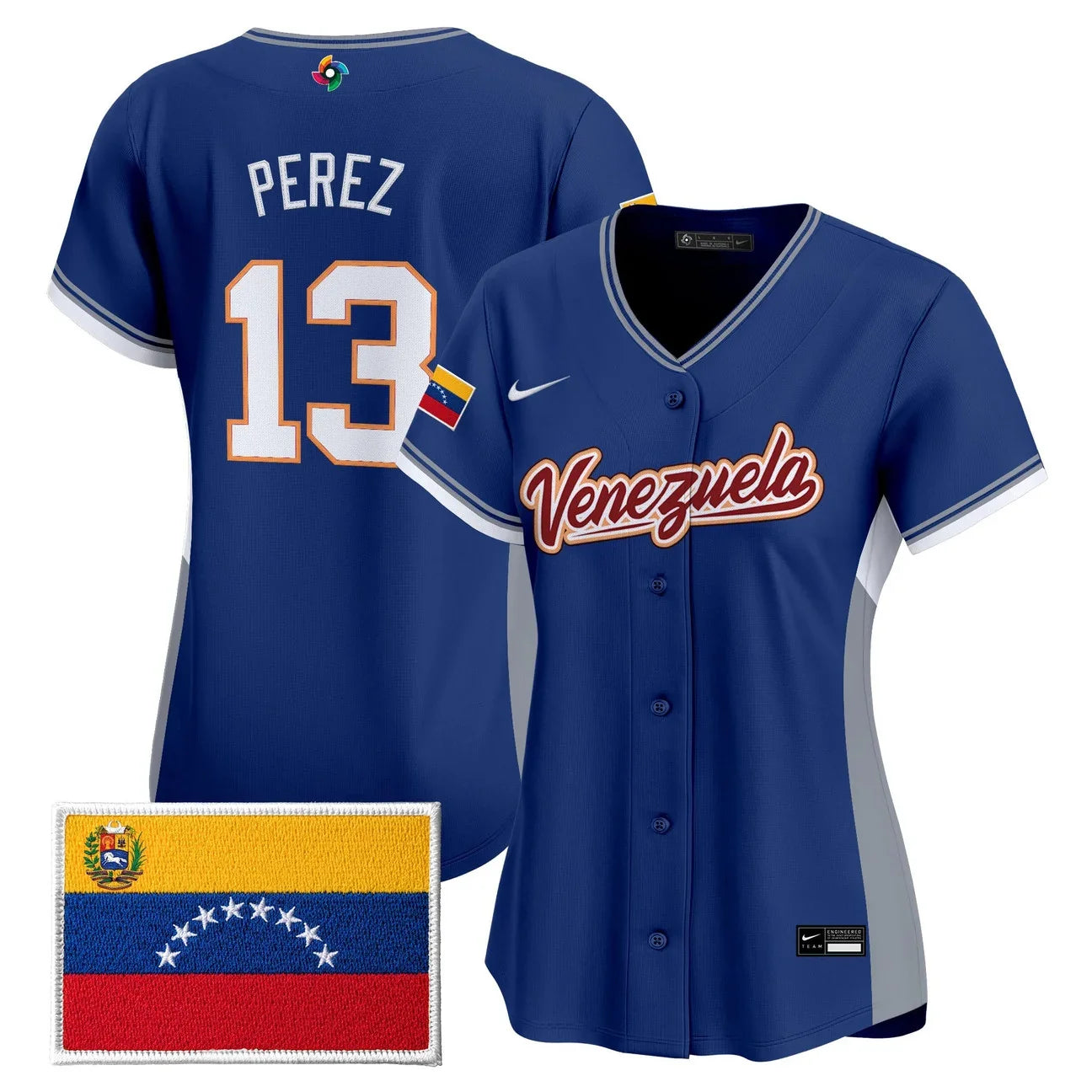 Women's Team Venezuela World Baseball Classic Vapor Premier Jersey - 2026 Roster - All Stitched