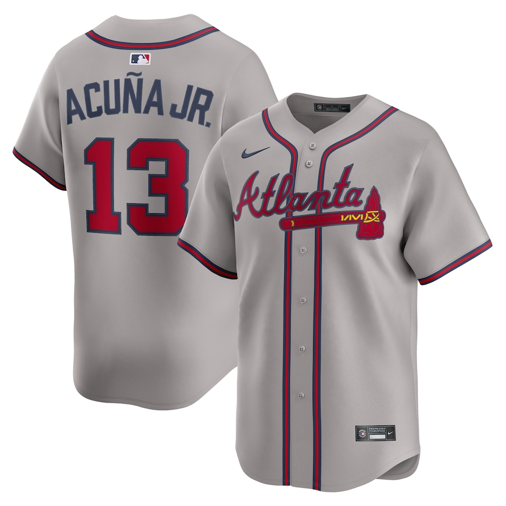 Men's #13 Ronald Acuña Jr Atlanta Braves Baseball Jersey