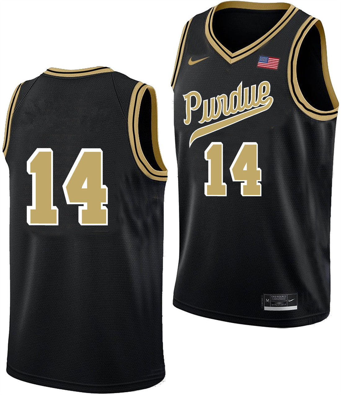 Men's #14 Jack Benter  Purdue Boilermakers College Basketball Jersey