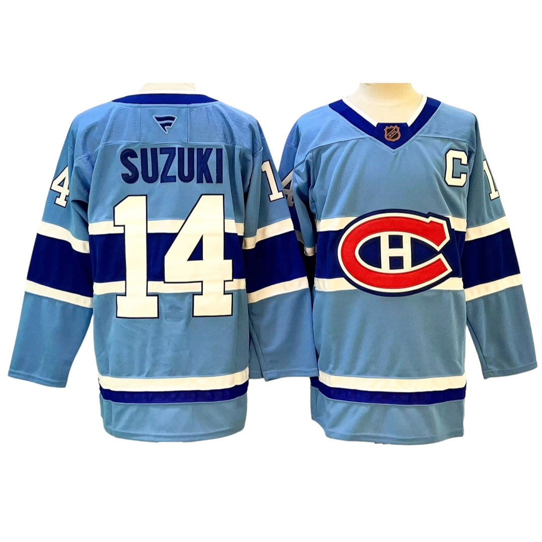 Men's #14 Nick Suzuki Montreal Canadiens NHL Jersey