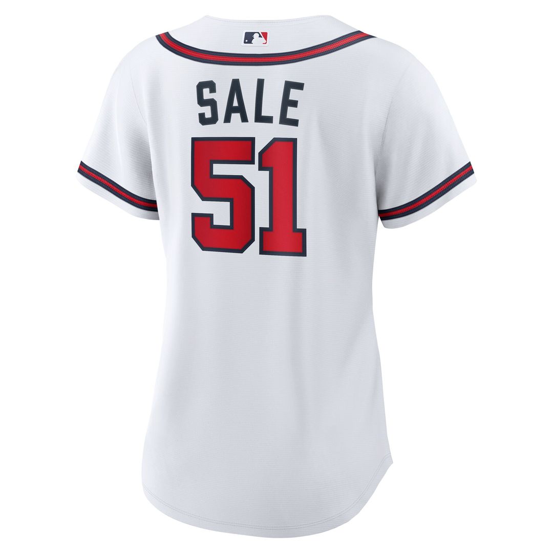 Chris Sale Atlanta Braves Nike Women's Home Replica Jersey - White