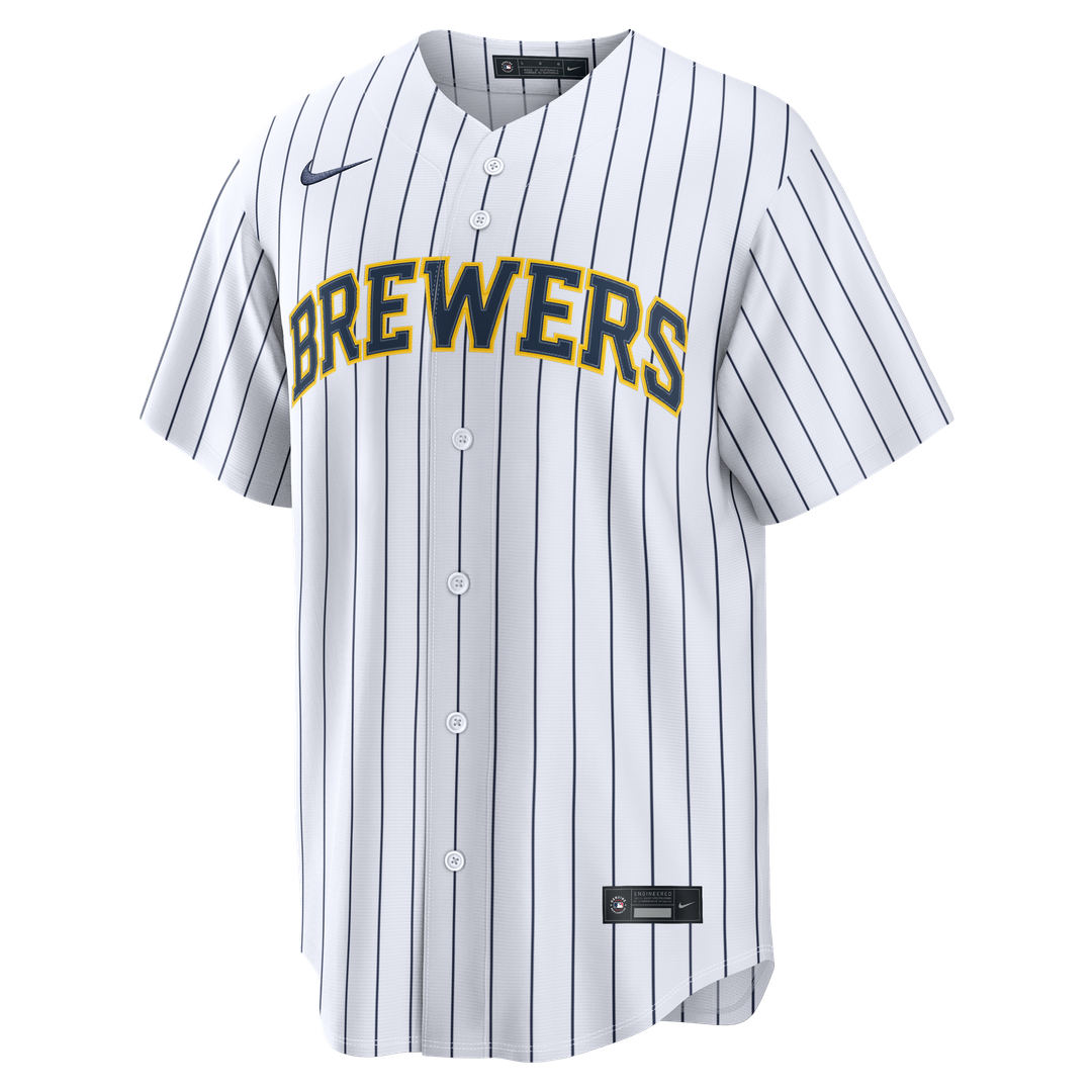 Christian Yelich Milwaukee Brewers Nike Alternate Replica Jersey - White