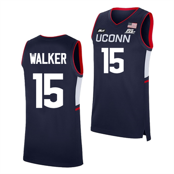 Men's #15 Kemba Walker UConn Huskies College Basketball Jersey