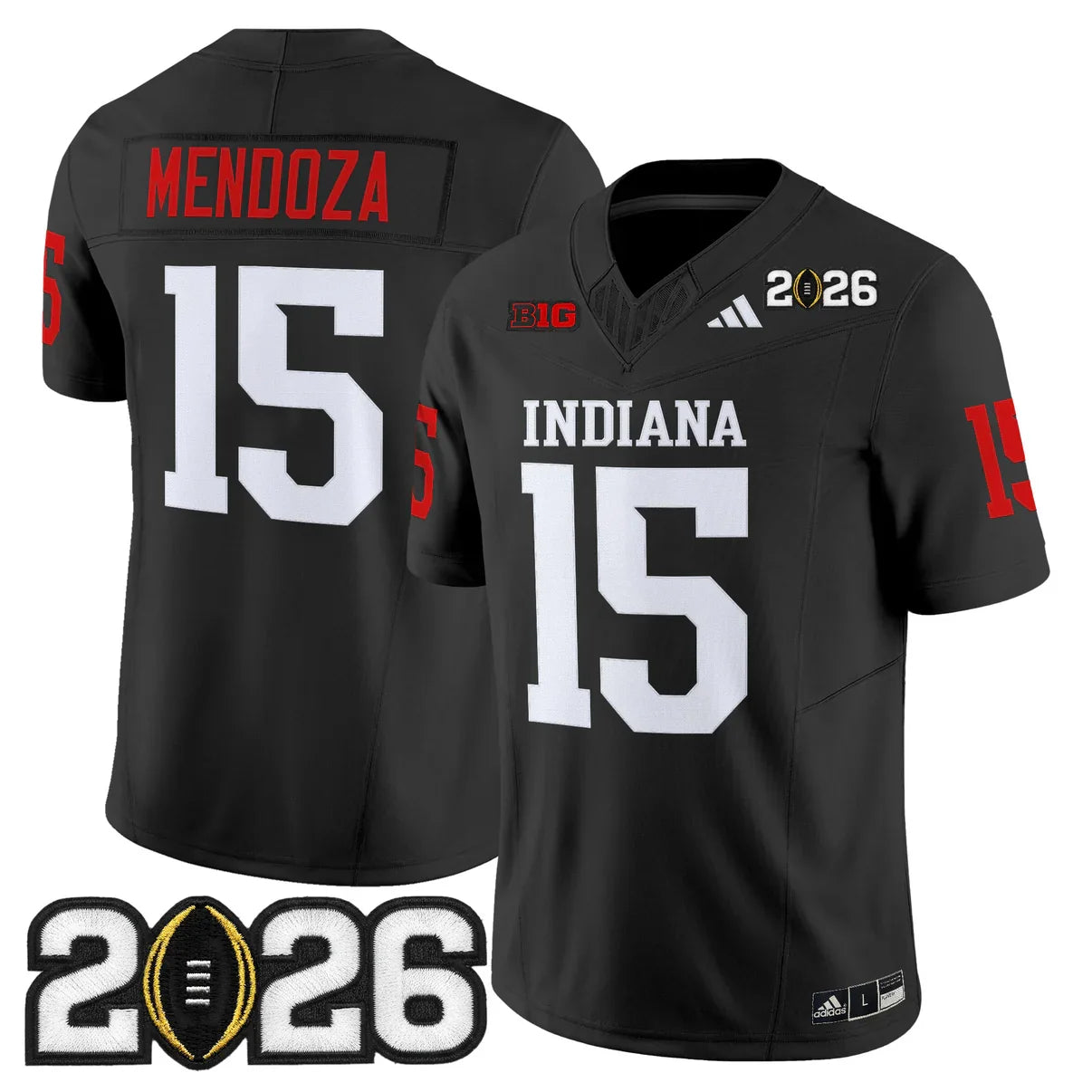 IND 2026 CFP Final Patch Vapor Limited Jersey V2 - Mendoza-All Stitched
