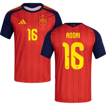 Men’s #16 Rodri 2026 World Cup Spain Jersey