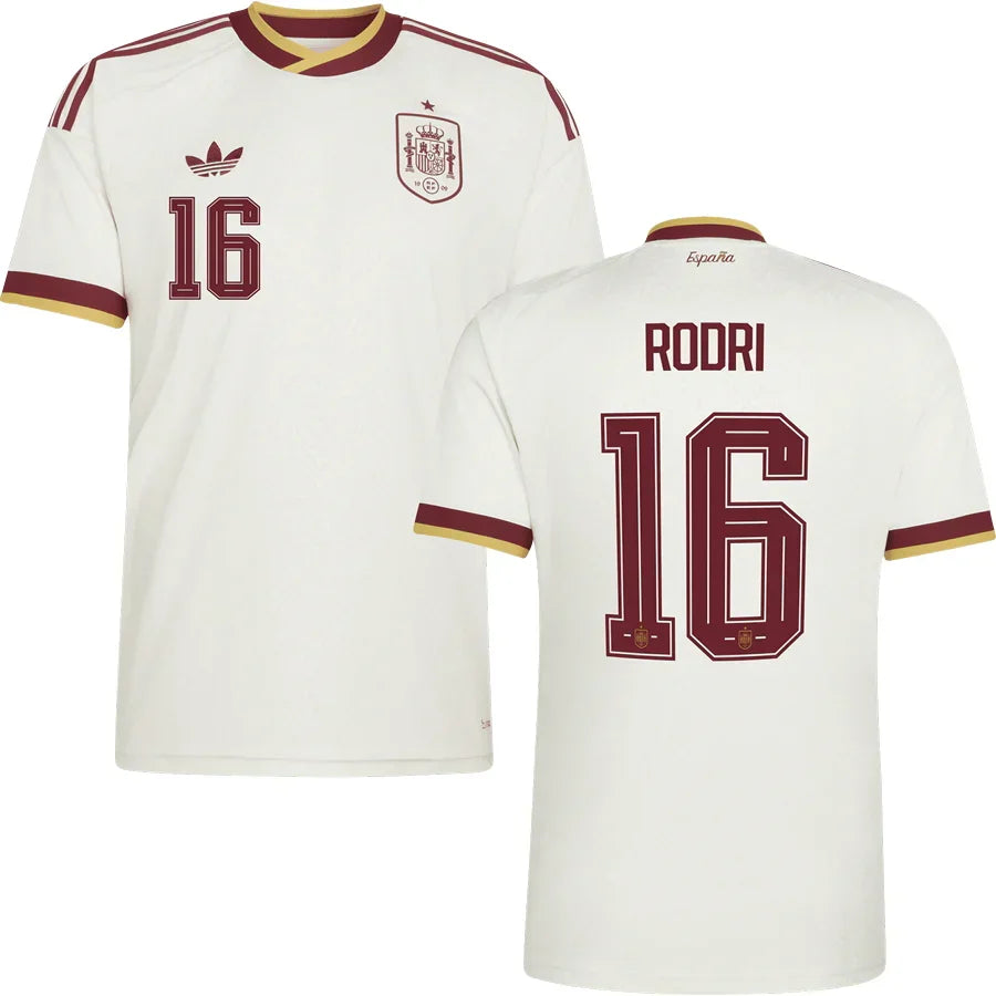 Men’s #16 Rodri 2026 World Cup Spain Jersey
