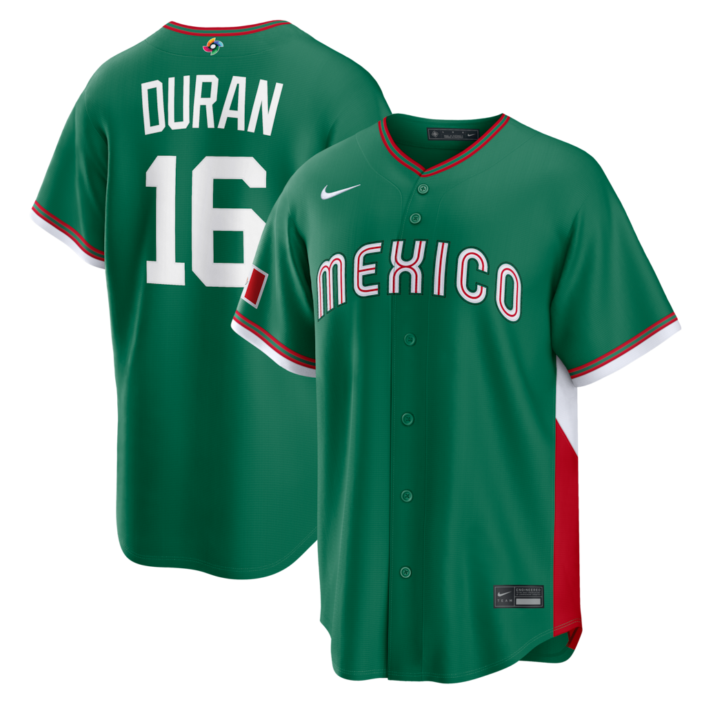 2026 WBC Mexico Stadium Baseball Green Jersey – All Stitched
