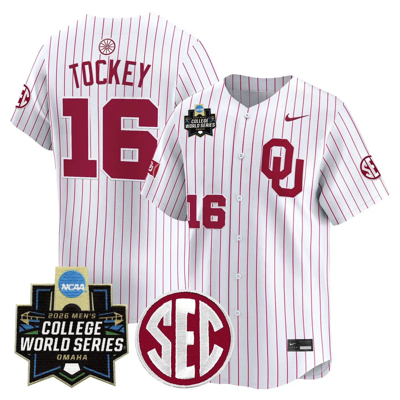 Men's Oklahoma Sooners 2026 World Series Vapor Premier Limited Jersey - All Stitched