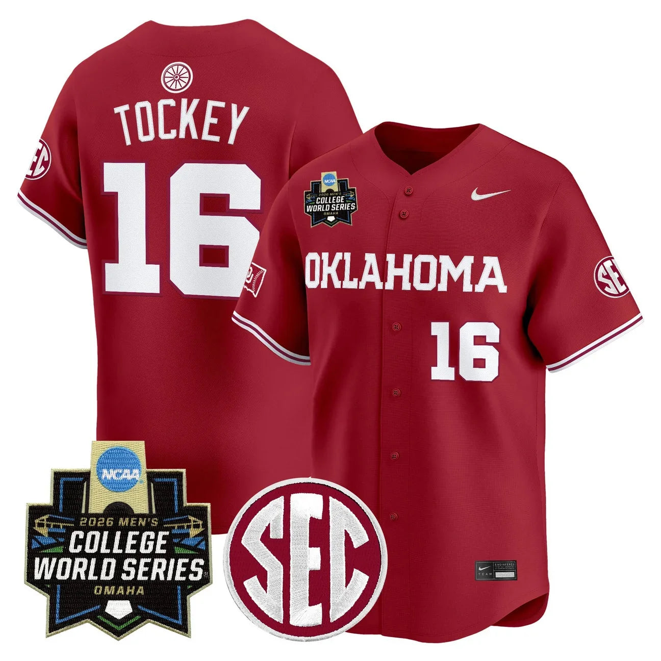 Men's Oklahoma Sooners 2026 World Series Vapor Premier Limited Jersey - All Stitched