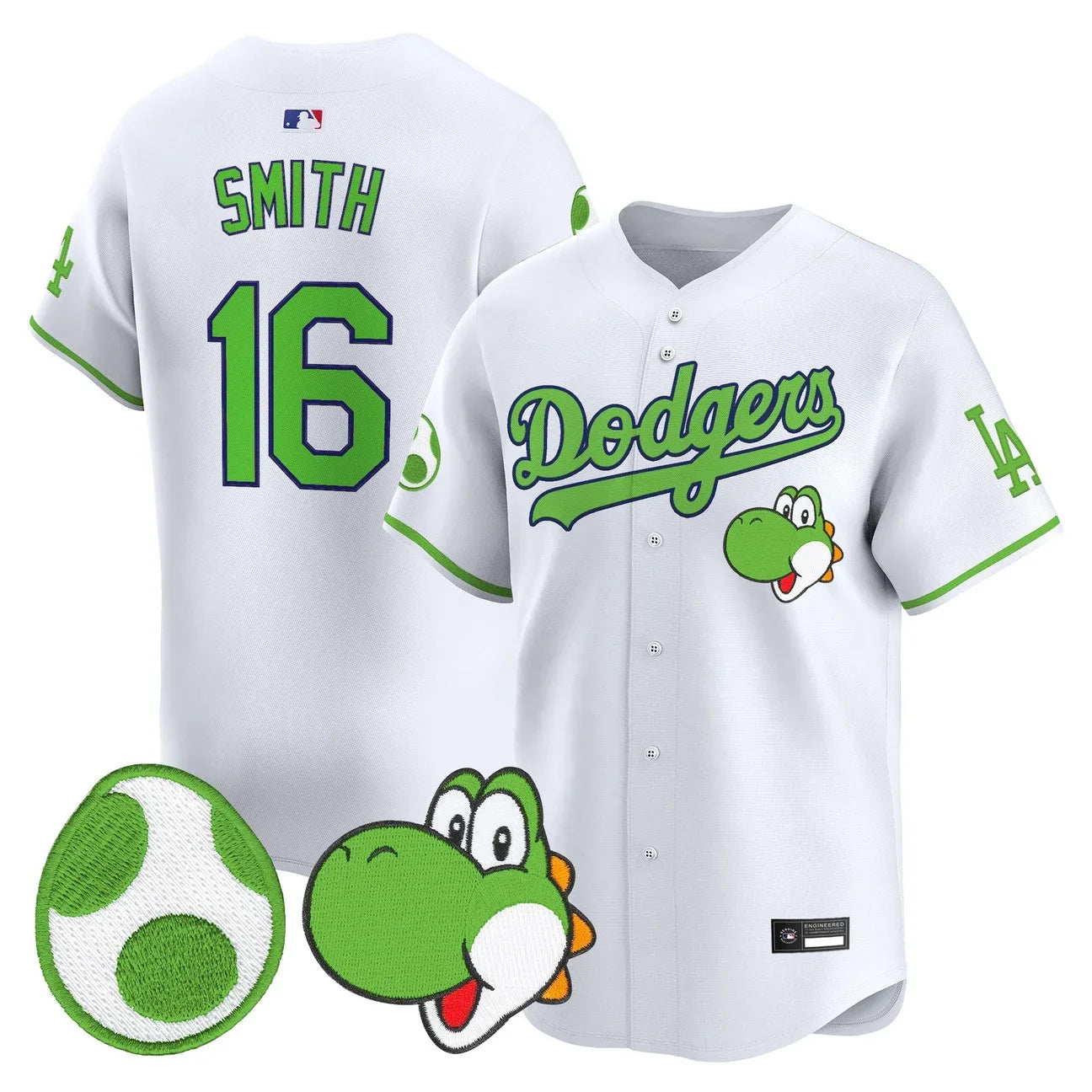 Men's Los Angeles Dodgers x Yoshi Vapor Premier Limited Jersey - All Stitched