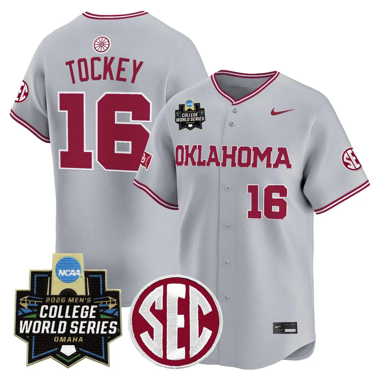 Men's Oklahoma Sooners 2026 World Series Vapor Premier Limited Jersey - All Stitched