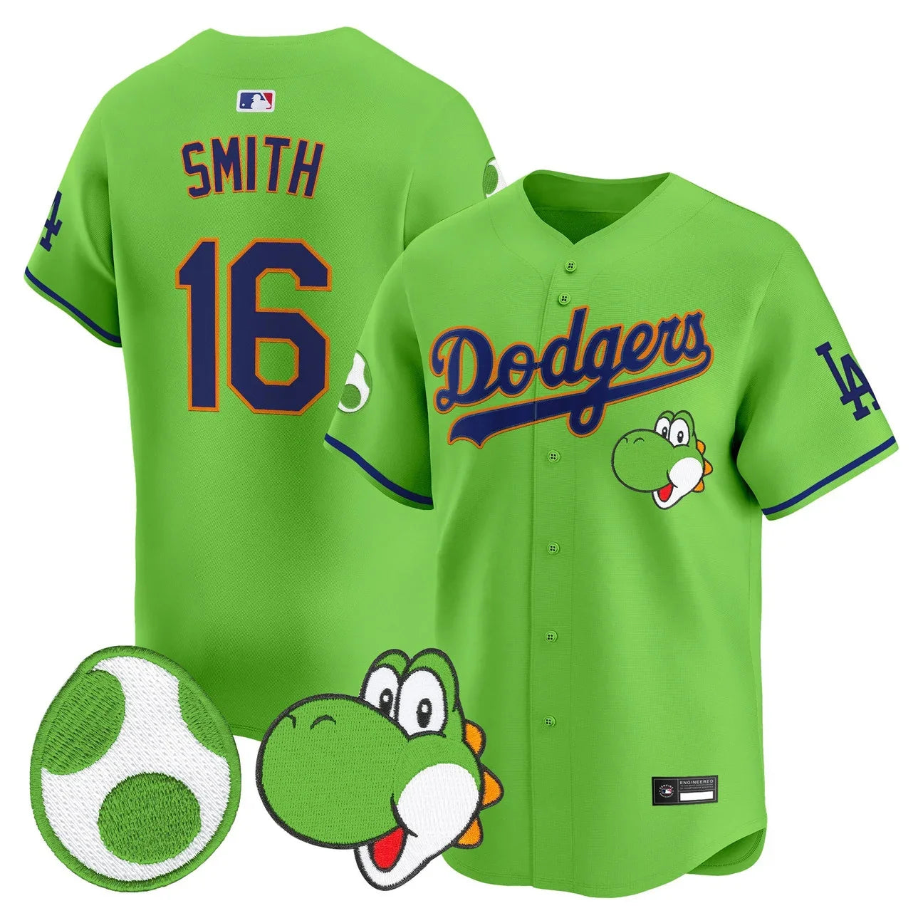 Men's Los Angeles Dodgers x Yoshi Vapor Premier Limited Jersey - All Stitched