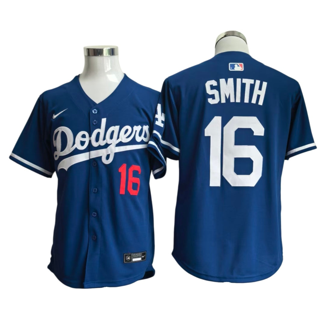 Men's #16 Will Smith Los Angeles Dodgers Baseball Jersey