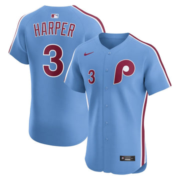 Bryce Harper Philadelphia Phillies Nike Alternate Elite Jersey - Light Blue
