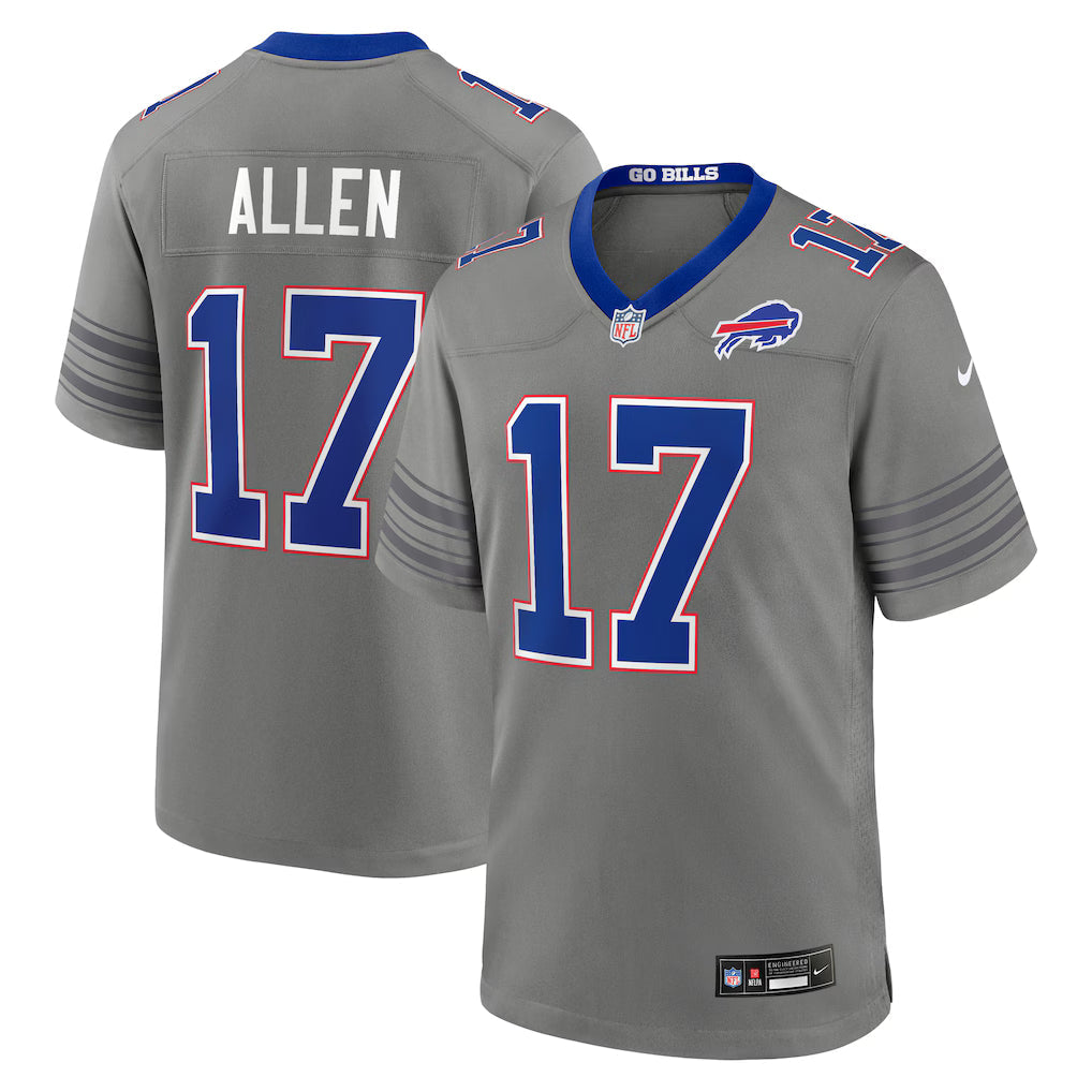 Buffalo Bills  Gray Nickel City Game Jersey