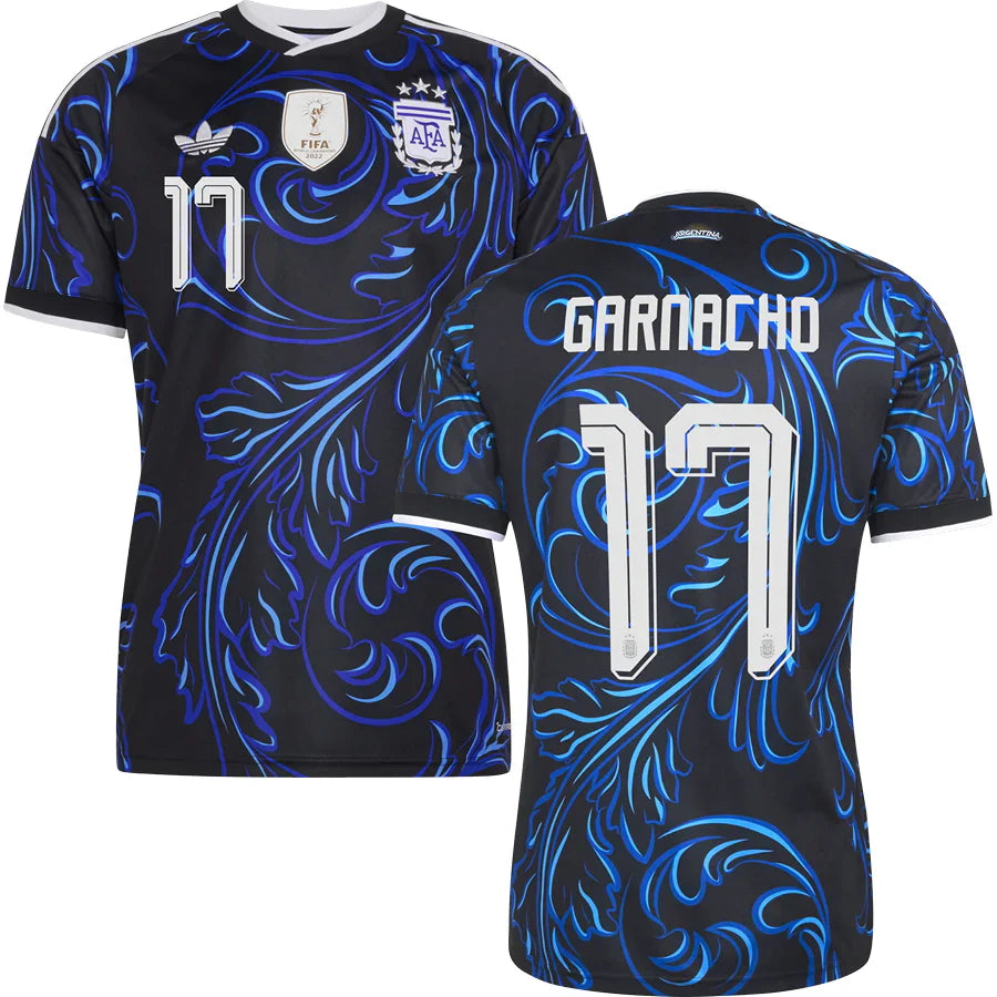 Men’s #17 Alejandro Garnacho Argentina Jersey