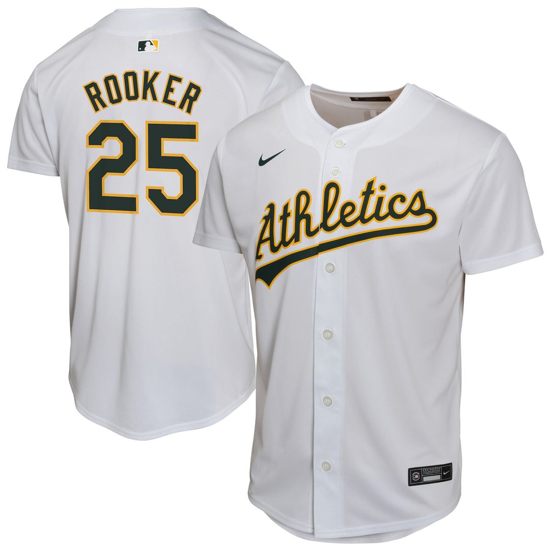 Brent Rooker Athletics Nike Home Player Game Jersey - White