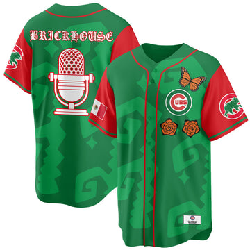 Men's Chicago Cubs "Xicago" Mexican Heritage Jersey - All Stitched