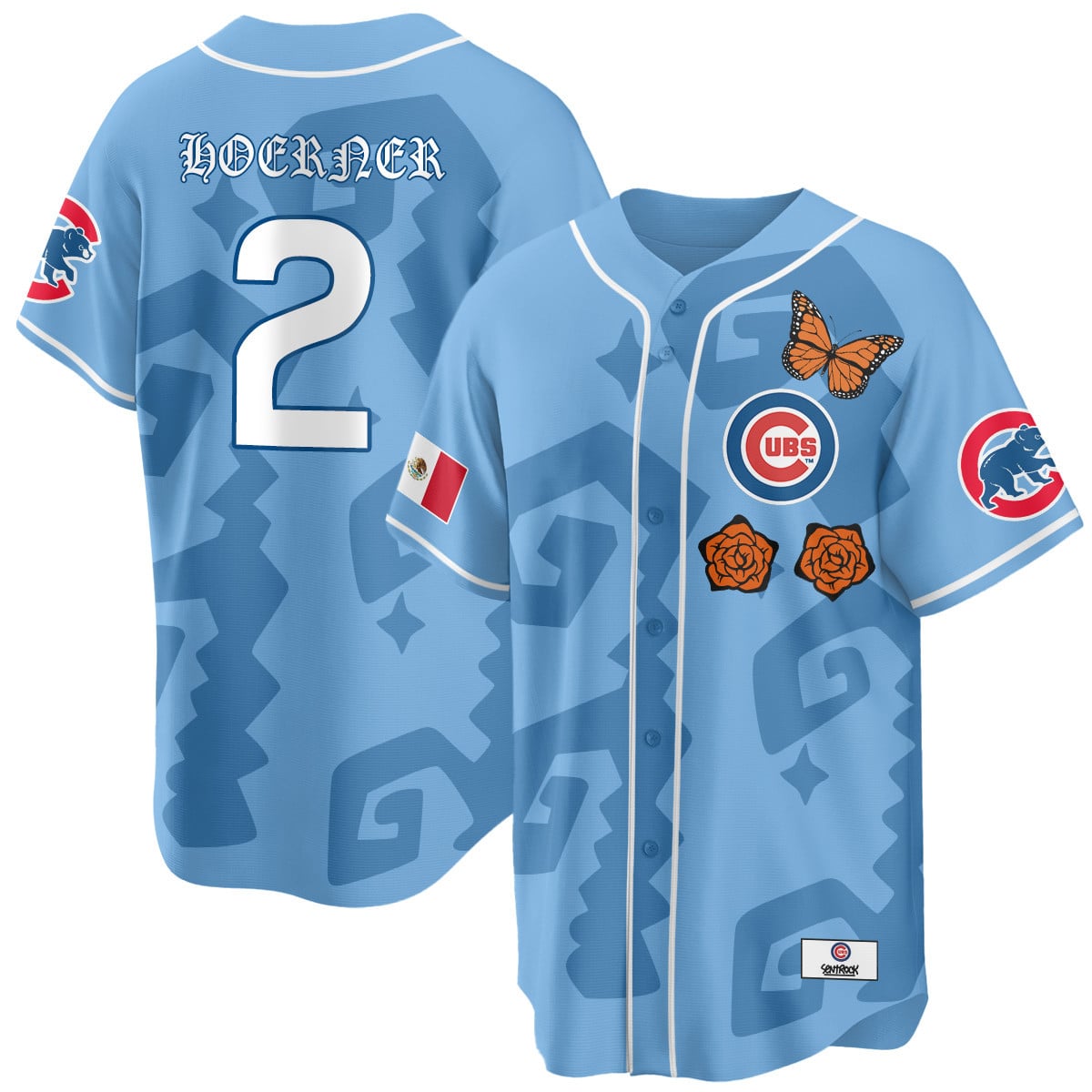 Men's Chicago Cubs "Xicago" Mexican Heritage Jersey - All Stitched