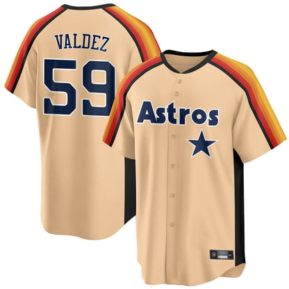 Houston Astros 1989 Throwback Road Jersey - All Stitched