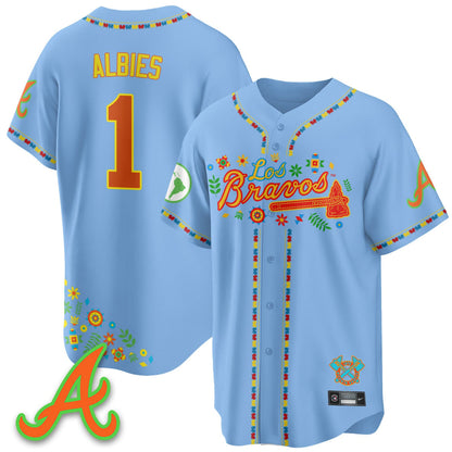 Atlanta Braves 2025 "Los Bravos" Jersey - All Stitched