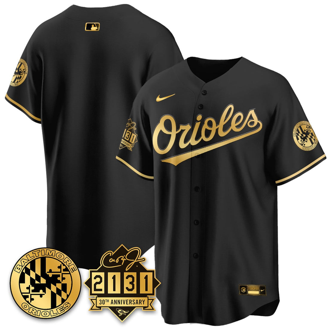 Women's Baltimore Orioles "30th Anniversary of 2131" Limited Jersey - All Stitched