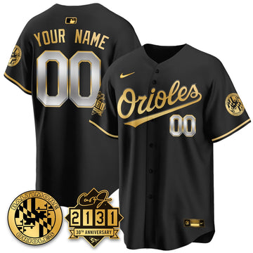 Custom Baltimore Orioles "30th Anniversary of 2131" Limited Jersey - All Stitched