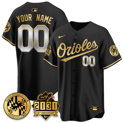 Custom Baltimore Orioles "30th Anniversary of 2131" Limited Jersey - All Stitched