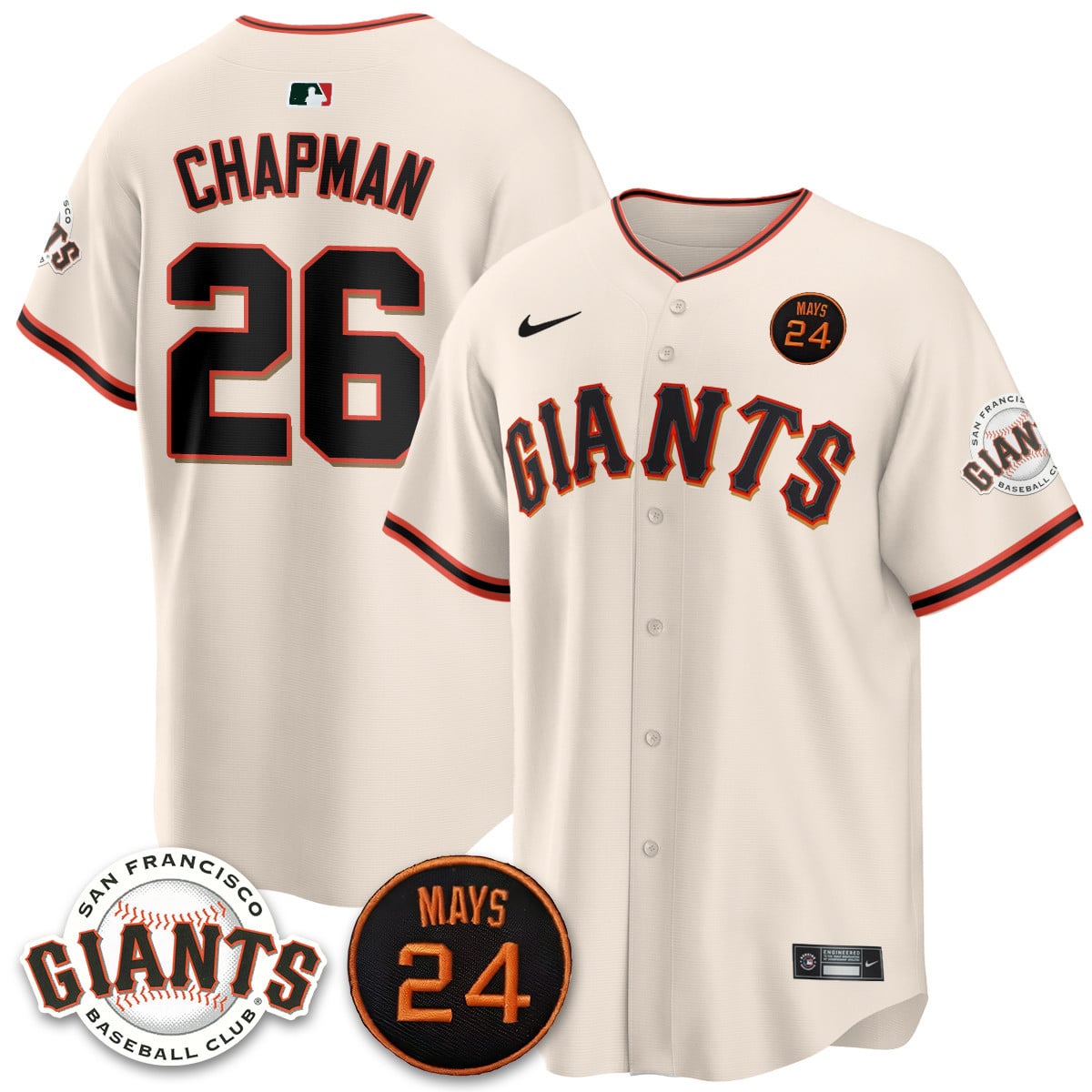 Men's San Francisco Giants 2025 Limited Jersey - All Stitched