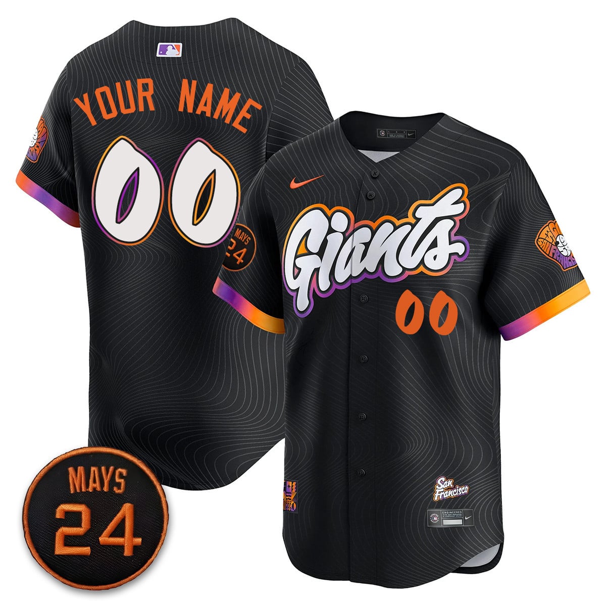 Custom San Francisco Giants 2025 Limited Jersey - All Stitched