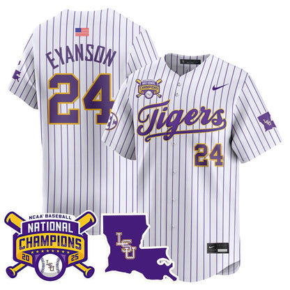 Women's LSU Tigers 2025 World Series Champions Limited Jersey - All Stitched