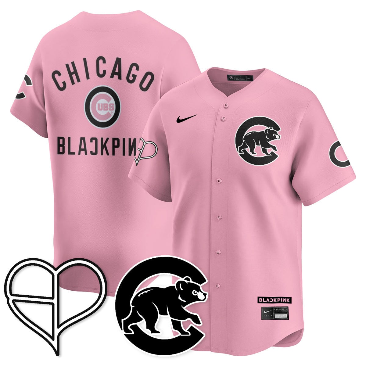 Men's Chicago Cubs BL??KPI?K 2025 Limited Jersey - All Stitched
