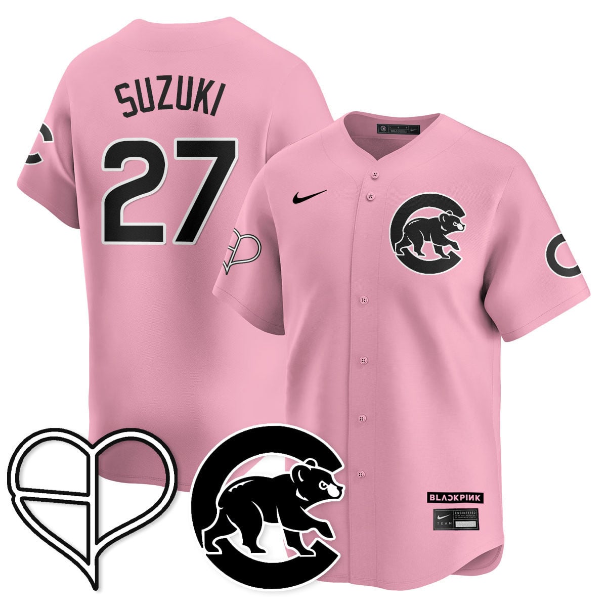 Women's Chicago Cubs BL??KPI?K 2025 Limited Jersey - All Stitched