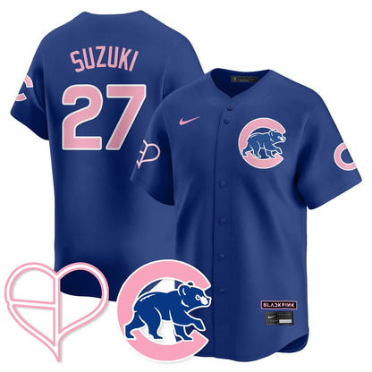 Women's Chicago Cubs BL??KPI?K 2025 Limited Jersey - All Stitched