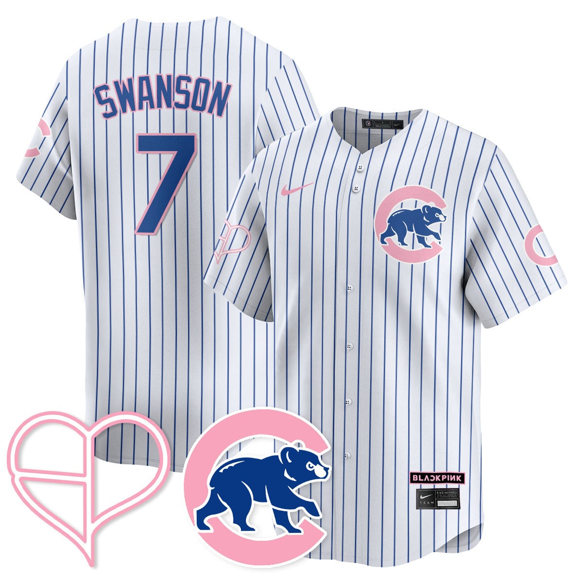 Women's Chicago Cubs BL??KPI?K 2025 Limited Jersey - All Stitched