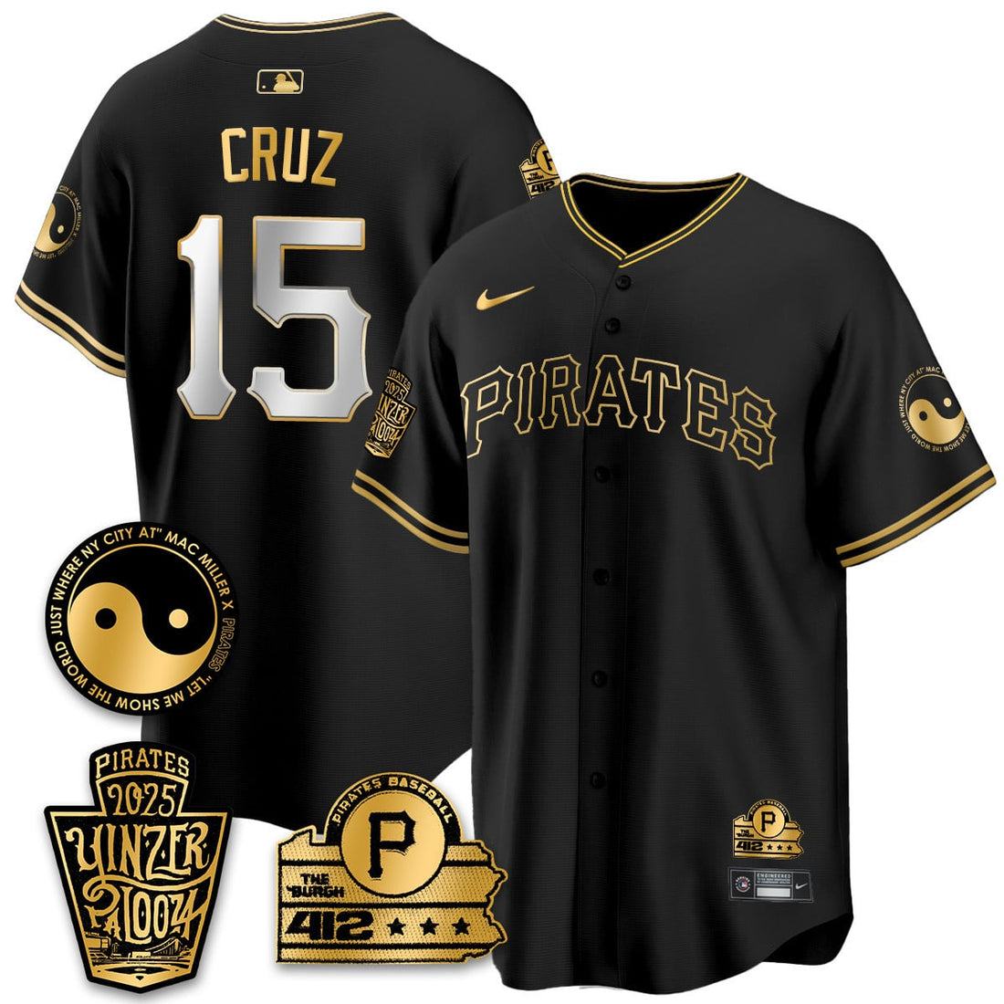 Men's Pittsburgh Pirates Yinzerpalooza 2025 Limited Jersey - All Stitched