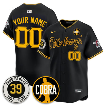 Custom Pittsburgh Pirates Memories Dave Parker Jersey- COBRA Patch - All Stitched