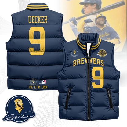 Milwaukee Brewers Unisex Puffer Vest