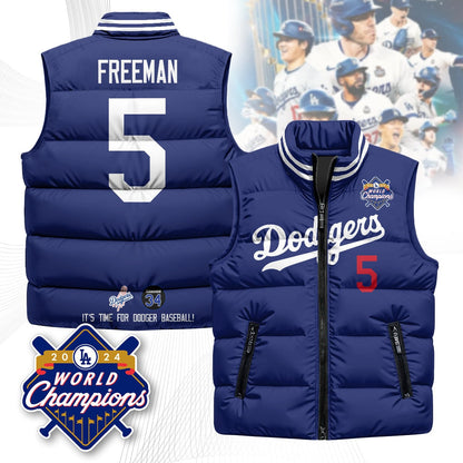 Los Angeles Dodgers Unisex Puffer Vest