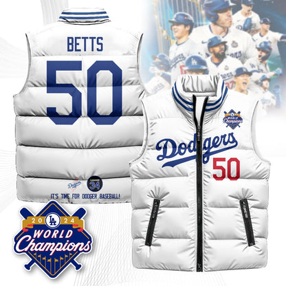Los Angeles Dodgers Unisex Puffer Vest