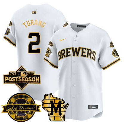 Milwaukee Brewers 2025 Postseason Jersey - All Stitched