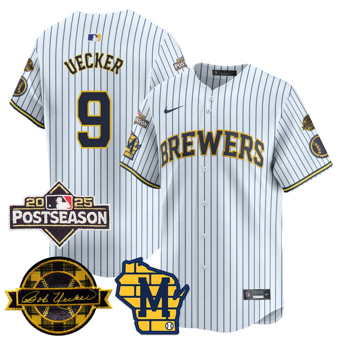 Milwaukee Brewers 2025 Postseason Jersey - All Stitched