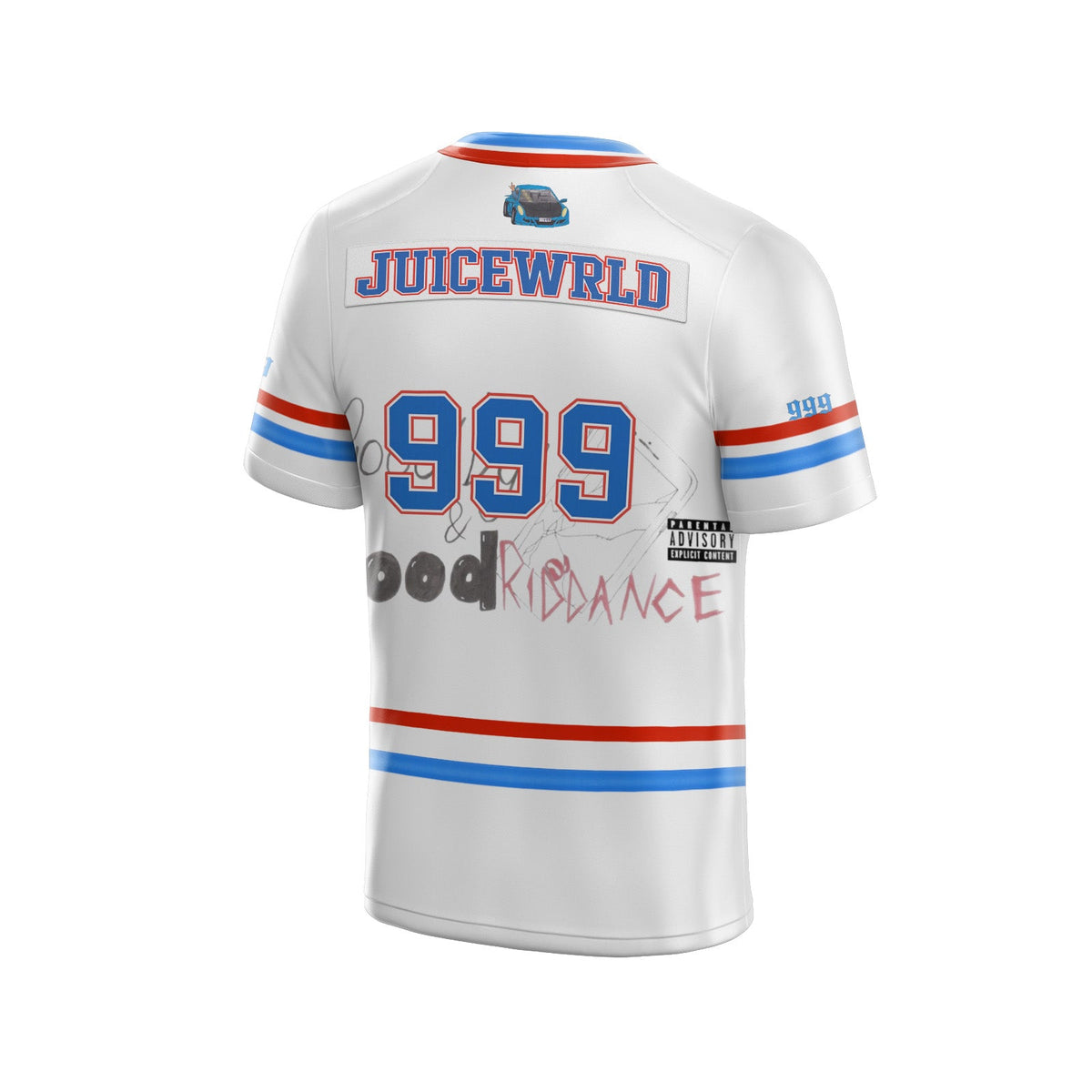 JuiceWrld&Football Custom Embroidered Jersey